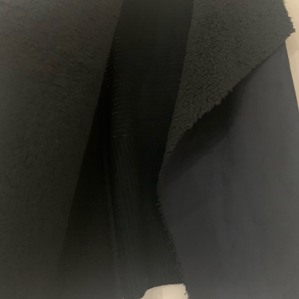 Signature Studio Size Small Black Fuzzy Sweater Vest - Picture 2 of 5